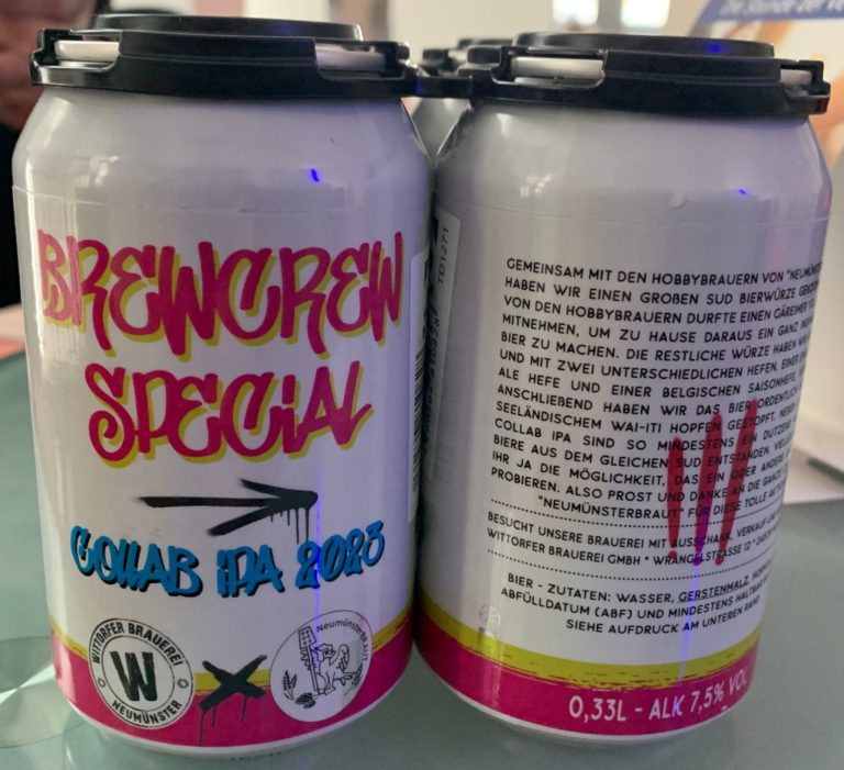 Das CrewBrew Special gibt es bei der Wittorfer Brauerei zu kaufen